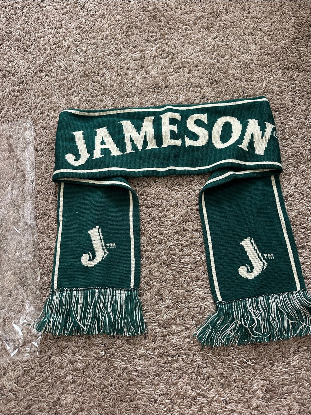 Jameson Irish Whiskey Scarf with Fringe
